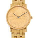 Twenty Dollar Coin Yellow Gold Watch 5814556
