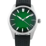 & Cie. Pioneer Centre Seconds Cosmic Green Steel Watch 3201-1201