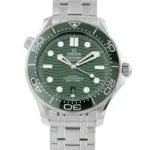 Seamaster Diver Green Dial Steel Watch 210.30.42.20.10.001