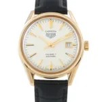 Carrera Calibre 7 Glassbox Yellow Gold Watch WAR2140.FC8159