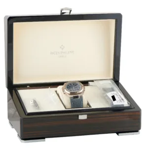 Patek Philippe Nautilus Chronograph 5980/60G-001 with box and papers