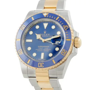 Rolex Submariner 116613LB dial detail