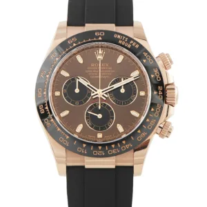 Rolex Daytona 116515LN chocolate dial Everose gold watch