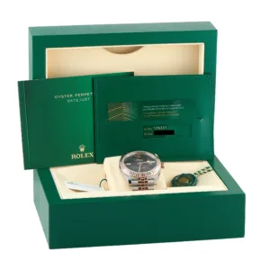 Rolex Datejust 41 Wimbledon Dial with box and papers