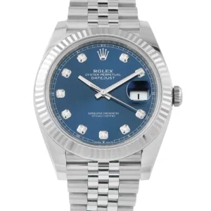 Rolex Datejust 41 Blue Diamond Dial