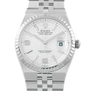 Rolex Land-Dweller 36 127234 Steel Flat Jubilee Watch 127234 front