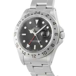 Rolex Explorer II 16570 black dial watch