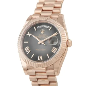 Rolex Day-Date 40 228235 Slate Ombré Dial Everose Gold