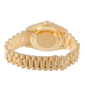 Rolex Day-Date 40 green dial President bracelet