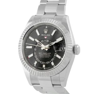 Rolex Sky-Dweller 336934 black dial 42mm watch front view