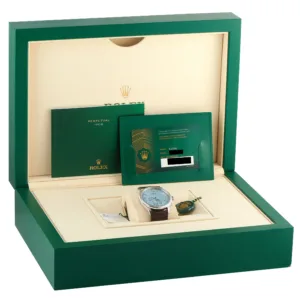 Rolex 1908 platinum Box and papers