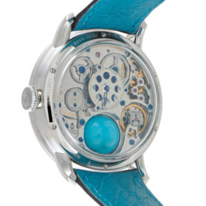 Arnold & Son Luna Magna sapphire caseback moon phase