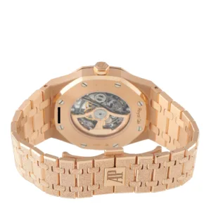 Audemars Piguet 15412OR Frosted Gold pink gold bracelet