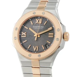 Chopard Alpine Eagle 41 298600-6001 Gray Dial Rose Gold and Lucent Steel Watch
