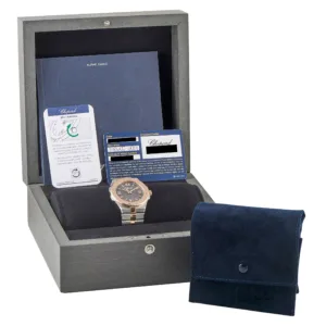 Chopard Alpine Eagle 41 298600-6001 Gray Dial Rose Gold box and papers