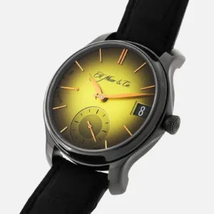 H. Moser Endeavour Perpetual Calendar 1344-0504 yellow green dial