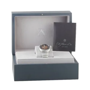H. Moser 6200-1207 Streamliner Centre Seconds Smoked Salmon box and papers