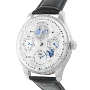 IWC Portugieser Eternal Calendar IW505701 platinum watch front view