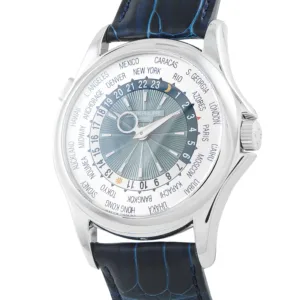 Patek Philippe 5130P-001 blue World Time dial