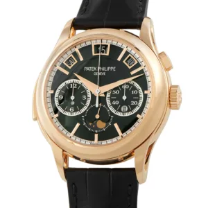 Patek Philippe 5208R-001 ebony black sunburst dial