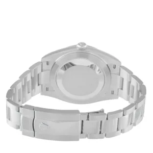 Rolex Datejust 41 126334 black dial watch on Oyster bracelet