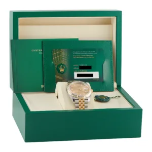 Rolex Datejust 41 126333 champagne dial Yellow Rolesor Box And Papers