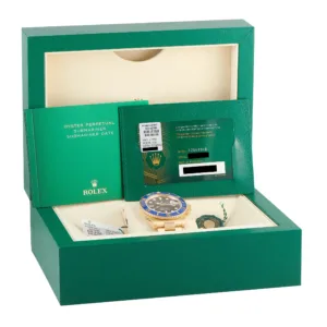 Rolex 126618LB blue Cerachrom bezel box and papers