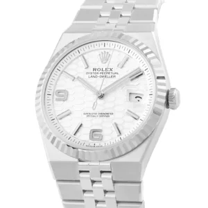 Rolex Land-Dweller 40 127334 White Dial Detail