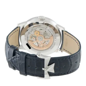 Vacheron Constantin Patrimony dark blue alligator leather strap with platinum clasp