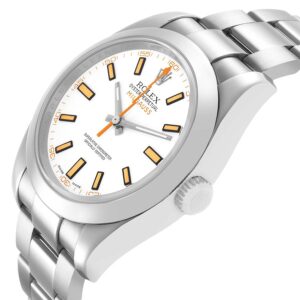 Rolex Milgauss 116400 smooth Oystersteel bezel