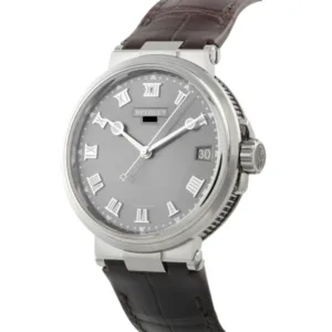 Breguet Marine 5517TI front view slate grey dial