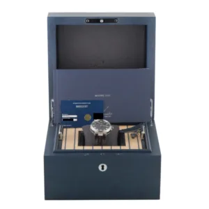 Breguet Marine 5517TI luxury automatic watch side profile box and papers