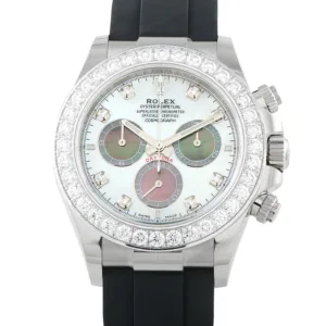 Rolex Daytona 126589RBR white gold diamond watch