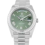 Rolex Day-Date 40 228349RBR olive green dial