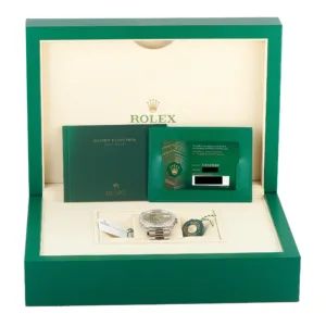 Rolex Day-Date 40 228349RBR luxury watch box and papers